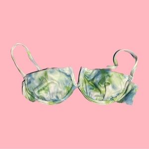 Tie dye bikini top.